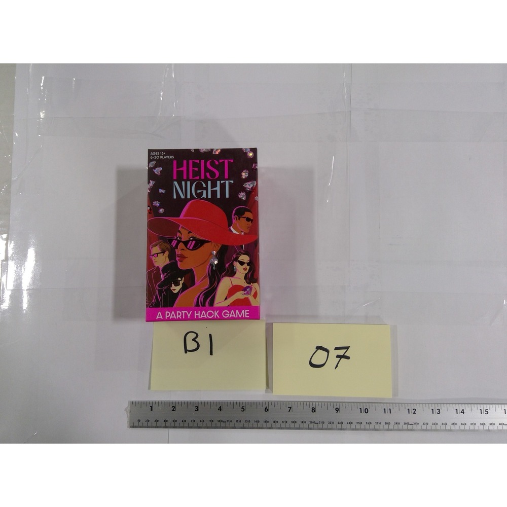 Funko Heist Night Party Hack Game Unisex OS Pink Like New Card Game Strategy